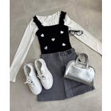 Aラインスカートインナーパンツ付き 美脚ショート丈スカートレディース 大人可愛い | SUNSHINE CLOSET | 詳細画像6 
