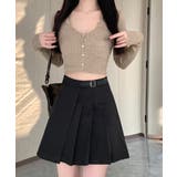 Aラインスカートインナーパンツ付き 美脚ショート丈スカートレディース 大人可愛い | SUNSHINE CLOSET | 詳細画像7 