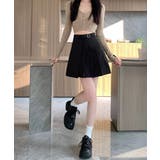Aラインスカートインナーパンツ付き 美脚ショート丈スカートレディース 大人可愛い | SUNSHINE CLOSET | 詳細画像8 