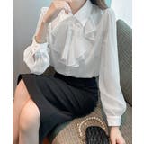 フリルリボンブラウス韓国風シャツブラウス | SUNSHINE CLOSET | 詳細画像10 