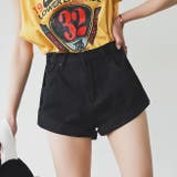 ブラック | デニム ショートパンツ レディース | ANGELCLOSET