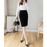 ハイウエスト ペンシルスカートレディース オフィススカートきれいめ | SUNSHINE CLOSET | 詳細画像10 