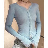 カラーネップヤーンニットカーディガン長袖 | SUNSHINE CLOSET | 詳細画像10 