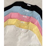 カラーネップヤーンニットカーディガン長袖 | SUNSHINE CLOSET | 詳細画像18 