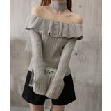 チョーカーネックニットトップスオフショル | SUNSHINE CLOSET | 詳細画像15 