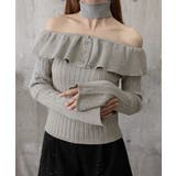 チョーカーネックニットトップスオフショル | SUNSHINE CLOSET | 詳細画像16 