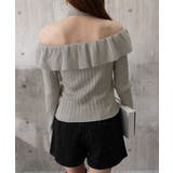 チョーカーネックニットトップスオフショル | SUNSHINE CLOSET | 詳細画像18 