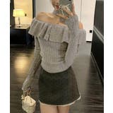 チョーカーネックニットトップスオフショル | SUNSHINE CLOSET | 詳細画像2 