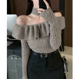 チョーカーネックニットトップスオフショル | SUNSHINE CLOSET | 詳細画像3 