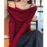 フェミニンオフショルダートップス春秋 レディース ドレープネックカットソーメロウ… | SUNSHINE CLOSET | 詳細画像12