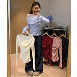 フェミニンオフショルダートップス春秋 レディース ドレープネックカットソーメロウ… | SUNSHINE CLOSET | 詳細画像19