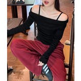 フェミニンオフショルダートップス春秋 レディース ドレープネックカットソーメロウ… | SUNSHINE CLOSET | 詳細画像6