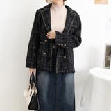 ツイード風ジャケット レディース 秋冬 | SUNSHINE CLOSET | 詳細画像8