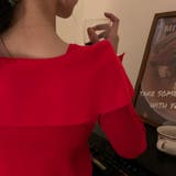 ビッグリボンニットトップスレディース秋冬 | SUNSHINE CLOSET | 詳細画像12 