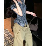 ウエストギャザー襟付きシャツレディース ウエストマークトップスきれいめ 大人可愛… | SUNSHINE CLOSET | 詳細画像5