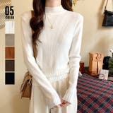 伸縮 ニット トップス | SUNSHINE CLOSET | 詳細画像1 