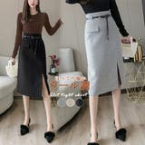 ウールライク タイトスカート 韓国 秋冬 | SUNSHINE CLOSET | 詳細画像1 