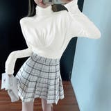 タートルネックトップスカットソー風 春 春服 | ANGELCLOSET | 詳細画像13