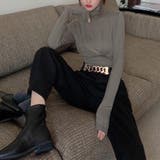 タートルネックトップスカットソー風 春 春服 | ANGELCLOSET | 詳細画像8