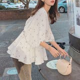 フレア シャツブラウス レディース 夏服 | SUNSHINE CLOSET | 詳細画像9 