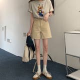 ハイウエスト カラーショートパンツ 韓国 | SUNSHINE CLOSET | 詳細画像8 