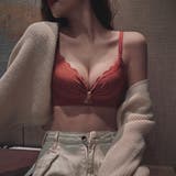 レッド | 花柄レースブラショーツセット セクシー 春 | SUNSHINE CLOSET