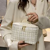 オフホワイト | コスメポーチ大容量 使いやすい収納バッグ | SUNSHINE CLOSET