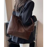 ZIP付きPUトートバッグ 大容量かばん | SUNSHINE CLOSET | 詳細画像12