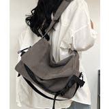 ビッグキャンバスショルダーバッグ 大容量 | SUNSHINE CLOSET | 詳細画像1