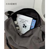 ビッグキャンバスショルダーバッグ 大容量 | SUNSHINE CLOSET | 詳細画像13