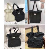 フリルトートバッグa4 トートバッグ大きめ お洒落 | SUNSHINE CLOSET | 詳細画像12
