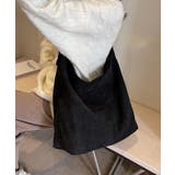 コーデュロイショルダーバッグ大きめ韓国風 | SUNSHINE CLOSET | 詳細画像5