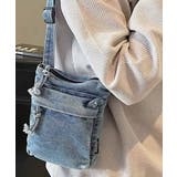 ミニバッグレディース デニムバッグウォッシュ加工 ショルダーバッグヴィンテージ風 | SUNSHINE CLOSET | 詳細画像12 