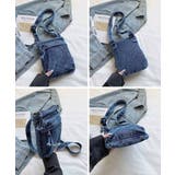 ミニバッグレディース デニムバッグウォッシュ加工 ショルダーバッグヴィンテージ風 | SUNSHINE CLOSET | 詳細画像20 