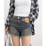 ウォッシュデニムショートパンツレディース | SUNSHINE CLOSET | 詳細画像10 