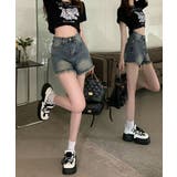 ウォッシュデニムショートパンツレディース | SUNSHINE CLOSET | 詳細画像2 