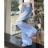 ウォッシュ加工デニムパンツ ワイドデニム | SUNSHINE CLOSET | 詳細画像13 