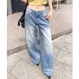 ウォッシュ加工デニムパンツ ワイドデニム | SUNSHINE CLOSET | 詳細画像16 