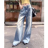 ウォッシュ加工デニムパンツ ワイドデニム | SUNSHINE CLOSET | 詳細画像17 