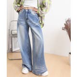 ウォッシュ加工デニムパンツ ワイドデニム | SUNSHINE CLOSET | 詳細画像20 