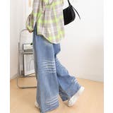 ウォッシュ加工デニムパンツ ワイドデニム | SUNSHINE CLOSET | 詳細画像21 