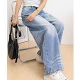 ウォッシュ加工デニムパンツ ワイドデニム | SUNSHINE CLOSET | 詳細画像24 