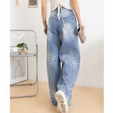 ウォッシュ加工デニムパンツ ワイドデニム | SUNSHINE CLOSET | 詳細画像25 