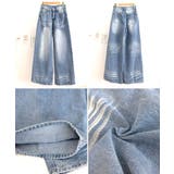 ウォッシュ加工デニムパンツ ワイドデニム | SUNSHINE CLOSET | 詳細画像28 