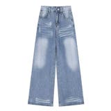 ウォッシュ加工デニムパンツ ワイドデニム | SUNSHINE CLOSET | 詳細画像30 