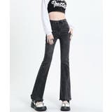 セミフレアデニムパンツ美脚フリンジパンツ | SUNSHINE CLOSET | 詳細画像11 