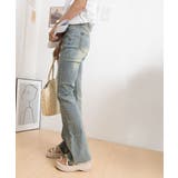 セミフレアデニムパンツ美脚フリンジパンツ | SUNSHINE CLOSET | 詳細画像15 