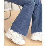 セミフレアデニムパンツ美脚フリンジパンツ | SUNSHINE CLOSET | 詳細画像19 