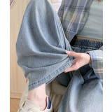 美脚デニム風ワイドパンツタック入りパンツ | SUNSHINE CLOSET | 詳細画像12 