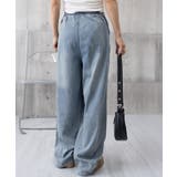 美脚デニム風ワイドパンツタック入りパンツ | SUNSHINE CLOSET | 詳細画像19 